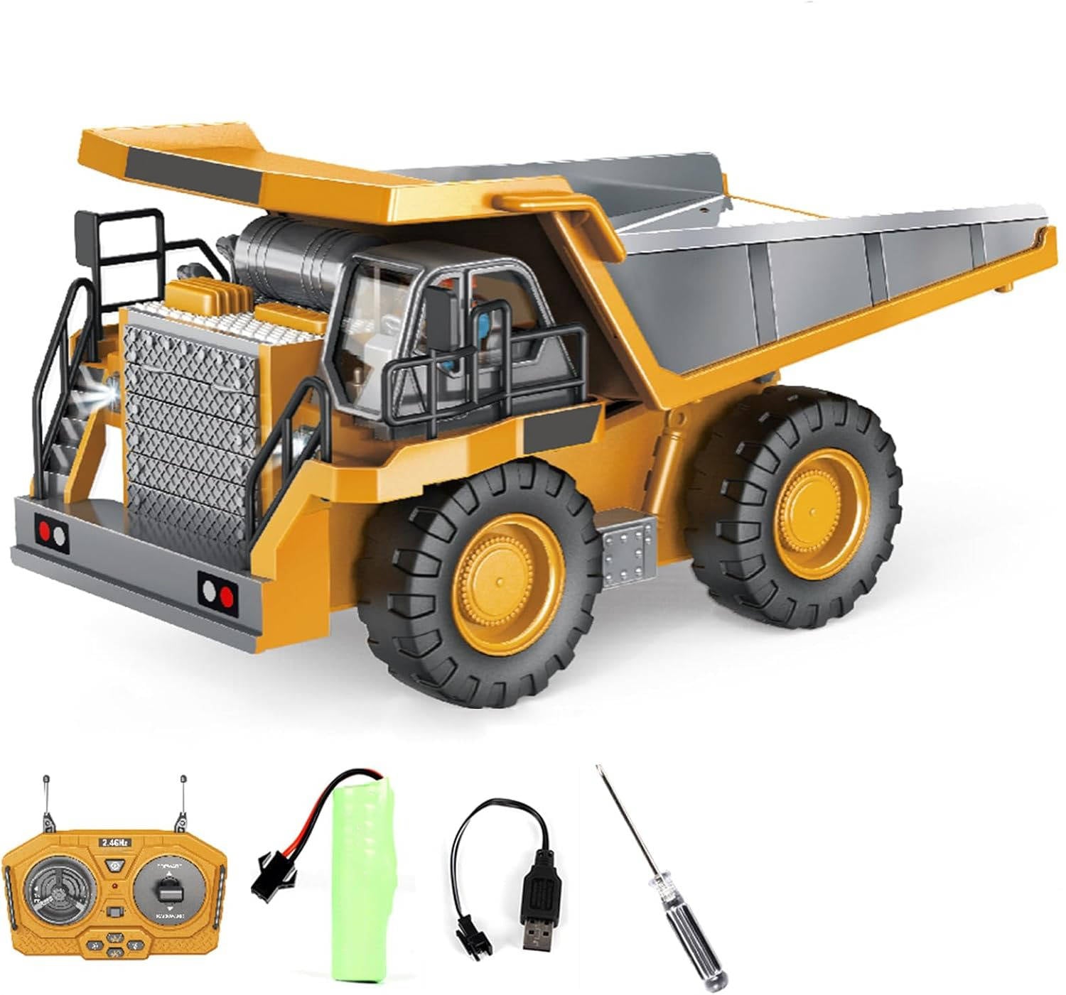 4WD Remote Control Excavator Bulldozer Dump Truck