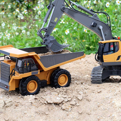 4WD Remote Control Excavator Bulldozer Dump Truck