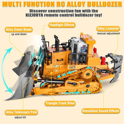 4WD Remote Control Excavator Bulldozer Dump Truck