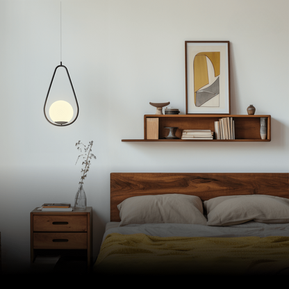 LED Pendant Light Warm White Gold Finish for Home and Office Decor