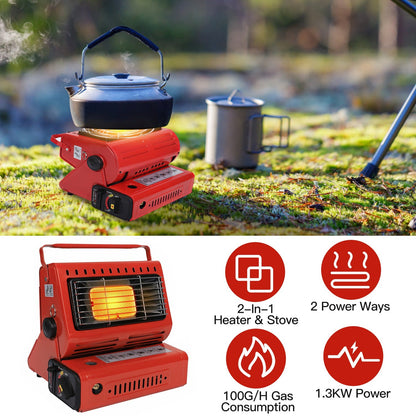 Butane Burner Heater Portable Outdoor Cooking Stove for Camping Fishing