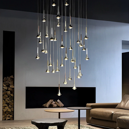 Scandinavian Water Drop Pendant Light for Home and Office Decor