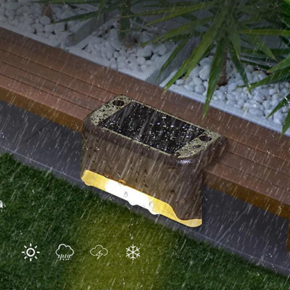 Solar LED Wall Light for Outdoor Spaces - Energy-Efficient, Weatherproof Design