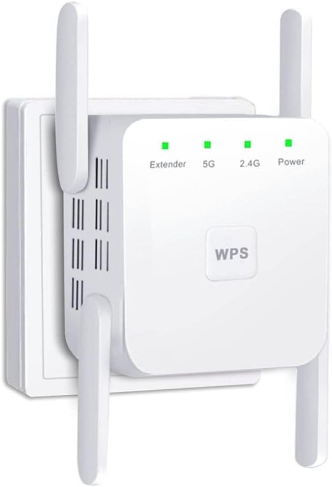 5G WiFi Extender – Wireless Signal Booster for Home or Office