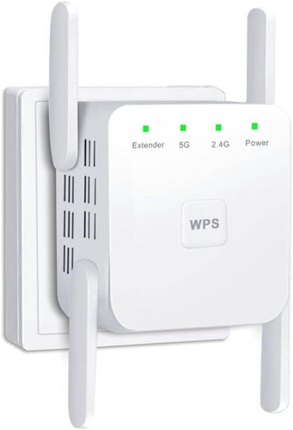 5G WiFi Extender – Wireless Signal Booster for Home or Office