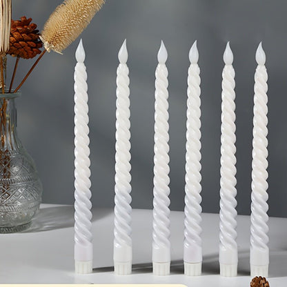 Wireless LED Flameless Candles Set of 6 - Realistic Flame for Home Decor