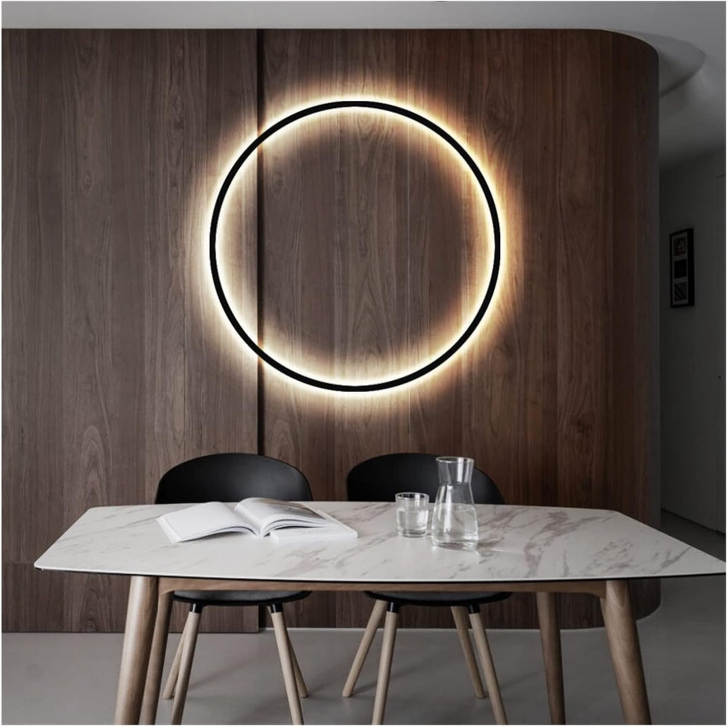 LED Wall Light - Minimalist Celestial Design for Home and Office Decor