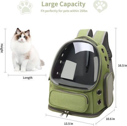 Cat Carrier Backpack Transparent Breathable
