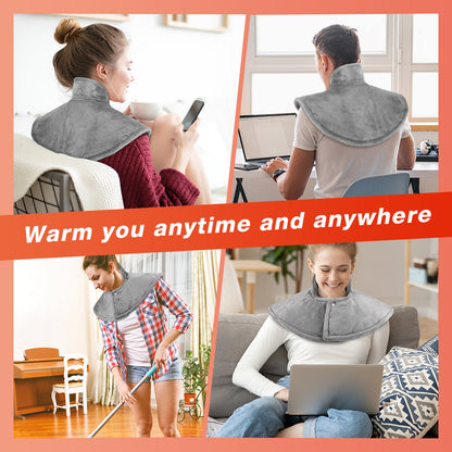 Shoulder Neck Heating Pad Electric Therapy Wrap