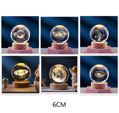 3D Crystal Night Light Lamp for Home Decor - Magical 3D Effect