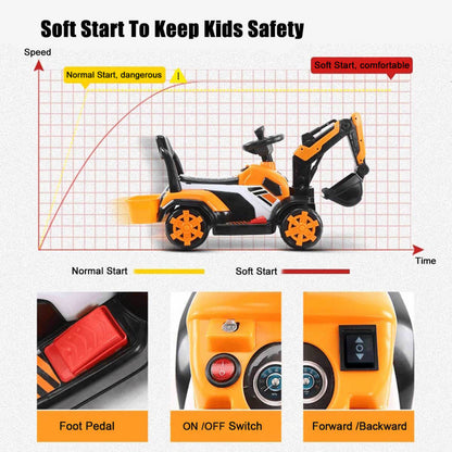 Electric Ride On Excavator Toy