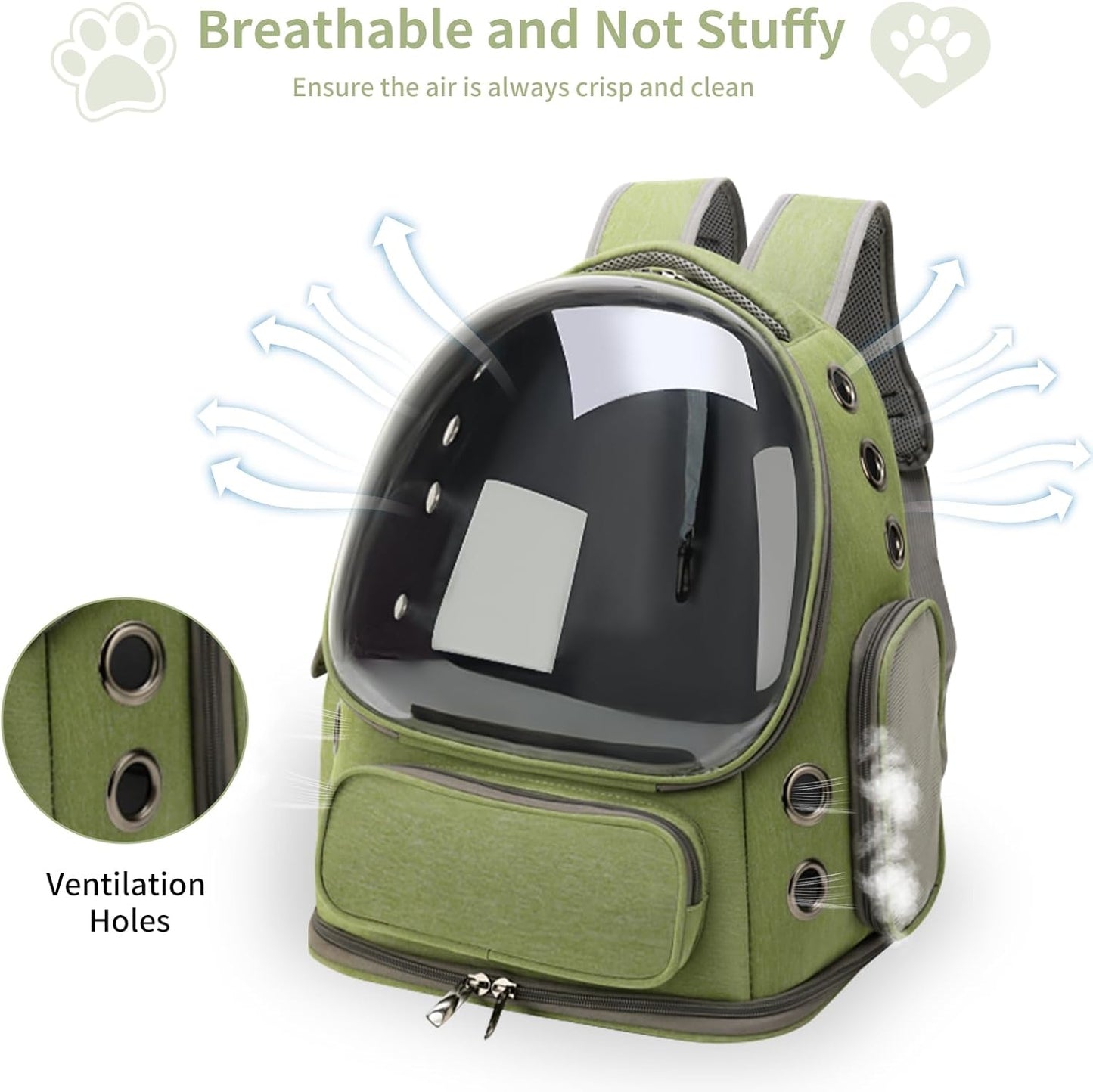 Cat Carrier Backpack Transparent Breathable