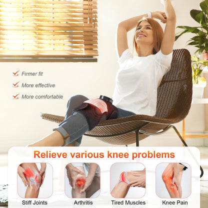 Electric Knee Massager with Heat 2-in-1