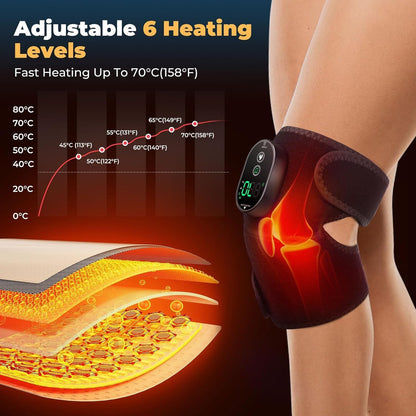 Knee Heat Therapy Wrap Wireless Rechargeable
