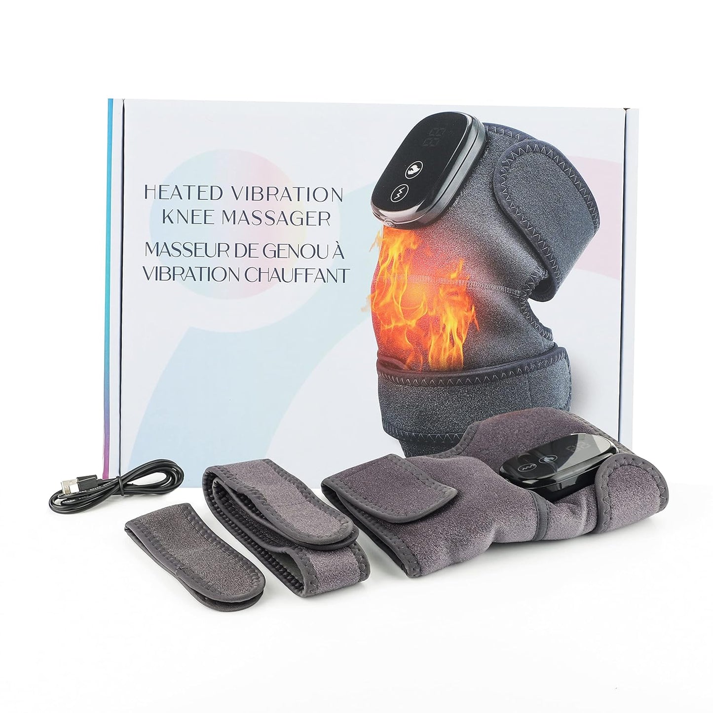 Heated Knee Massager 3-in-1 Therapy Device