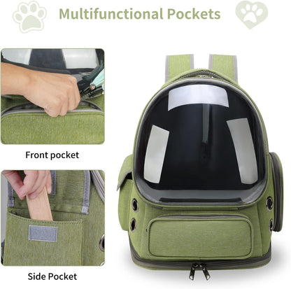 Cat Carrier Backpack Transparent Breathable