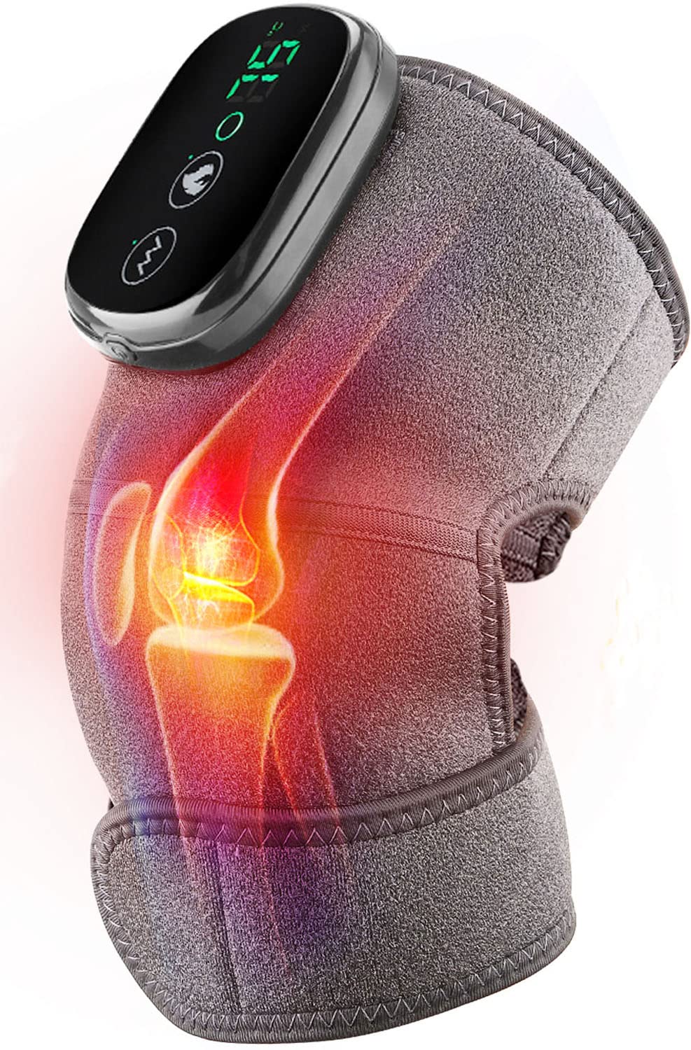 Heated Knee Massager 3-in-1 Therapy Device