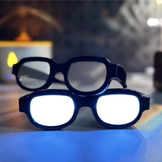 Luminous Anime Glasses – Stylish LED Eyewear for Cosplay and Parties