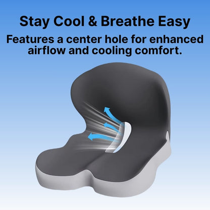 Orthopedic Memory Foam Seat Cushion and Back Support Cushion