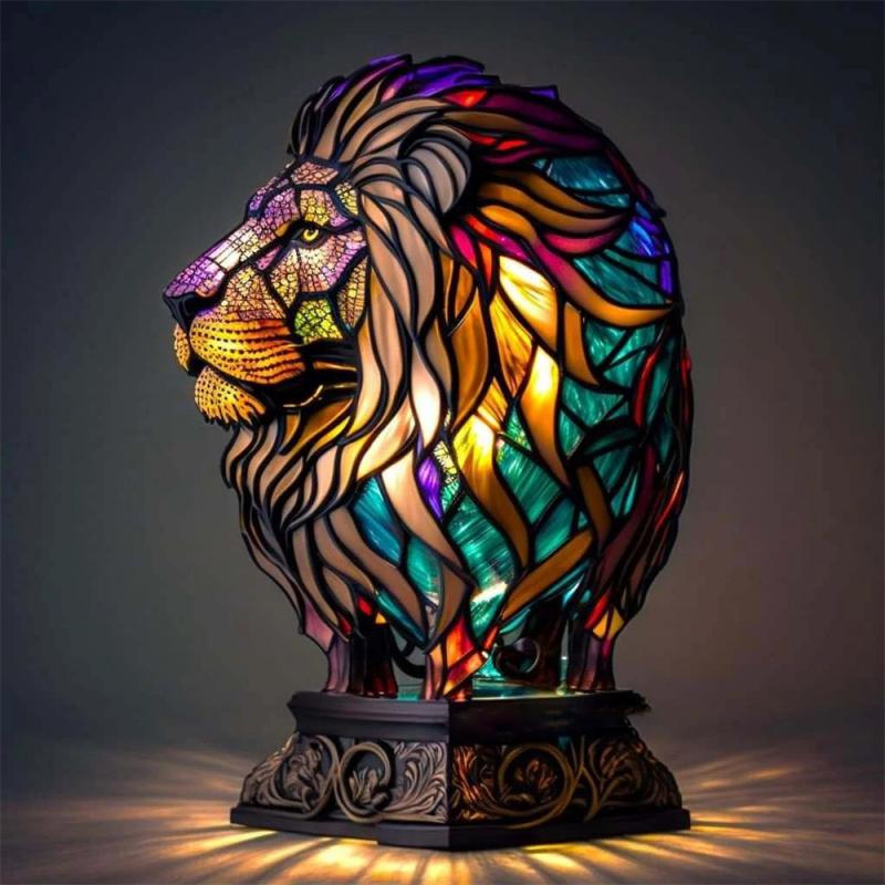 Animal Acrylic Lamp Turtle Owl Lion Mermaid 12 Options