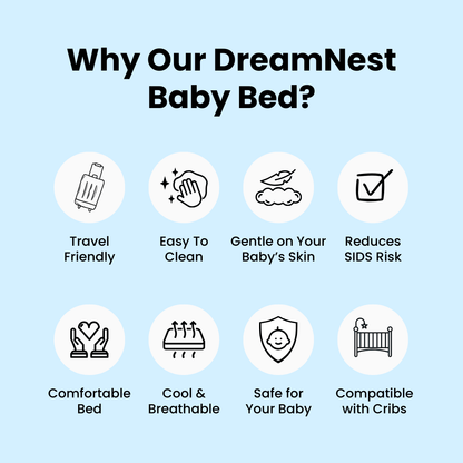 Infant Pillow Anti-Spit Up Inclined Baby Nest Bed Head Cushion