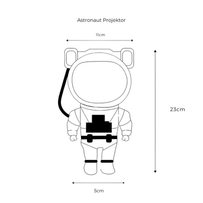 Star Projector for Home - Magical Astronaut Night Light for Kids