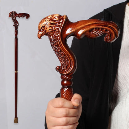 Wooden Walking Cane for Men and Women