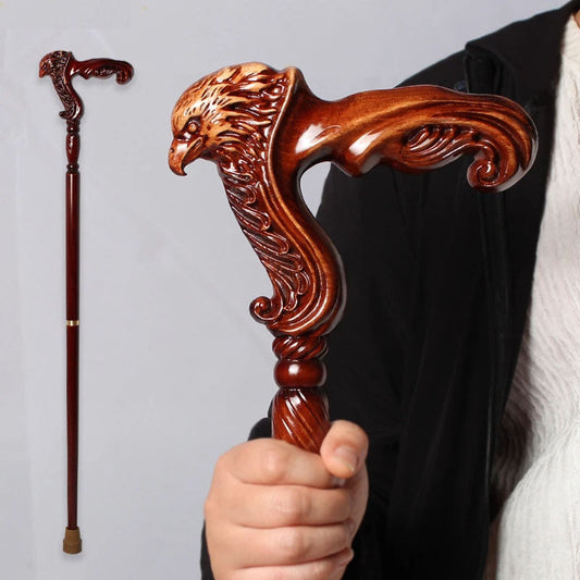 Wooden Walking Cane for Men and Women