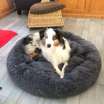Calming Dog Bed Removable Cover Circular Shape