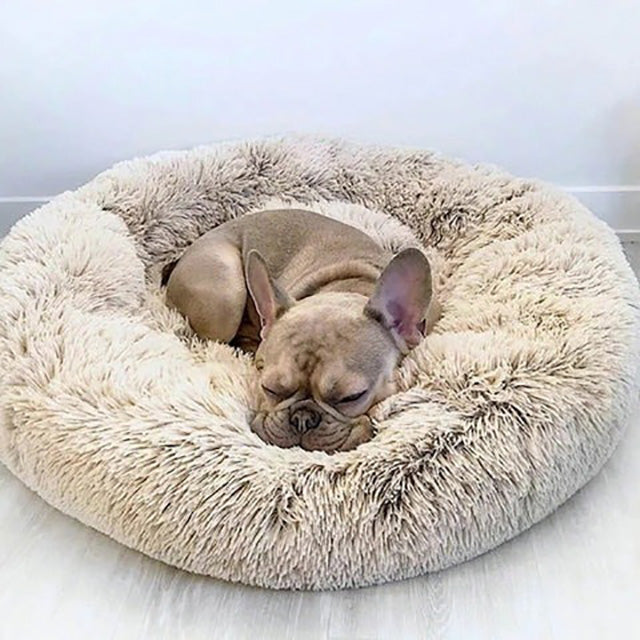 Calming Dog Bed Removable Cover Circular Shape
