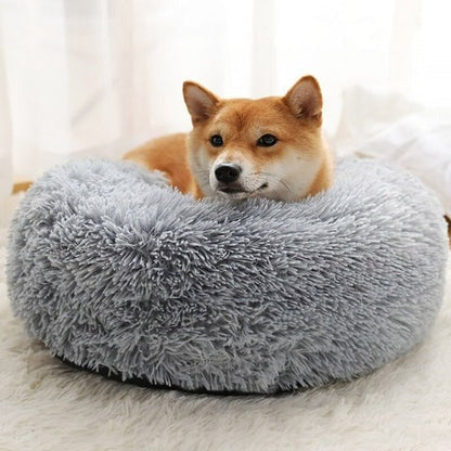 Calming Dog Bed Removable Cover Circular Shape