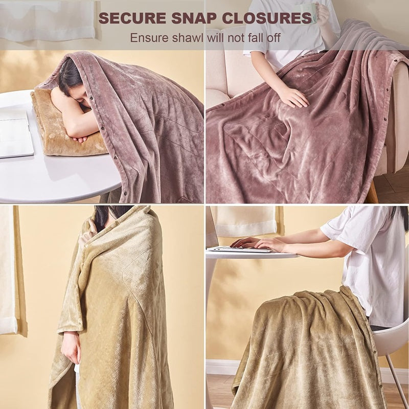 Electric Heated Blanket Portable CozyWrap