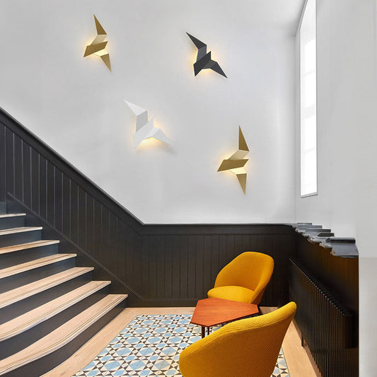 Iron Bird Wall Light for Home Decor – Creative Metal Lighting Fixture
