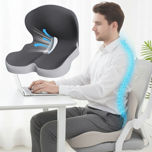 Orthopedic Memory Foam Seat Cushion and Back Support Cushion