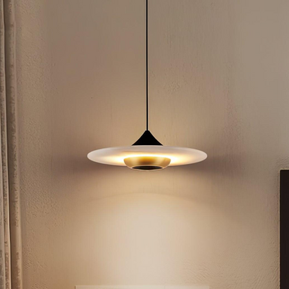 Marble Pendant Light | Elegant Flat Design for Home and Office Decor