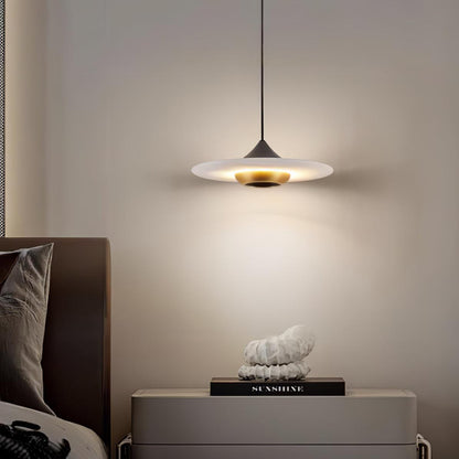 Marble Pendant Light | Elegant Flat Design for Home and Office Decor