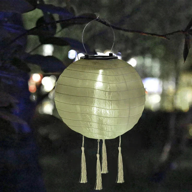 Waterproof Solar Pendant Light for Outdoor Spaces - Eco-Friendly Illumination
