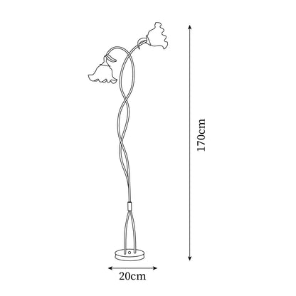 Stylish Floor Lamp for Home Office with Soft Ambient Lighting