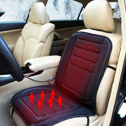 Heated Car Seat Cushion Pad Full Coverage Winter Warmer