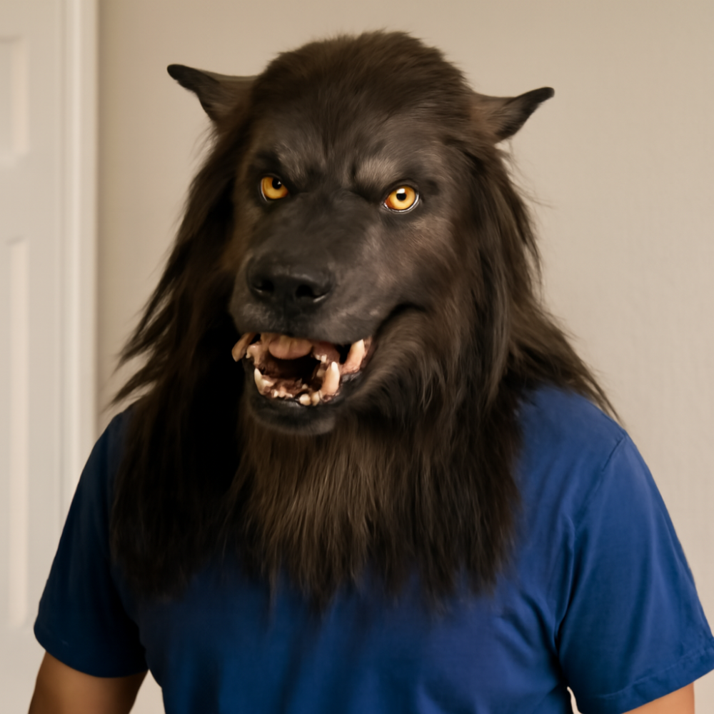 Werewolf Mask Halloween Costume