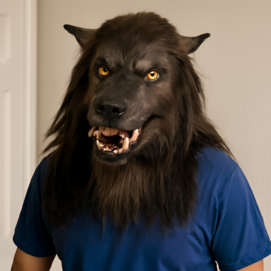 Werewolf Mask Halloween Costume