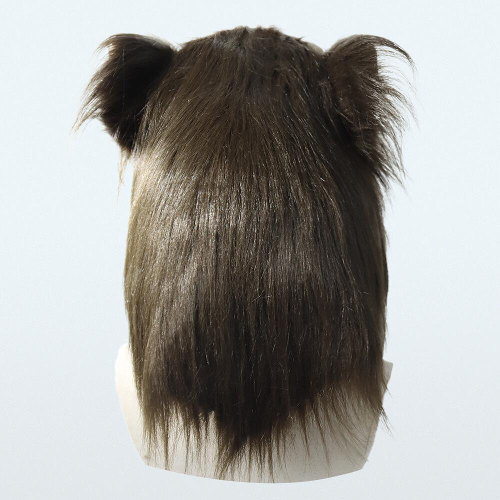 Werewolf Fur Halloween Mask Costume Head