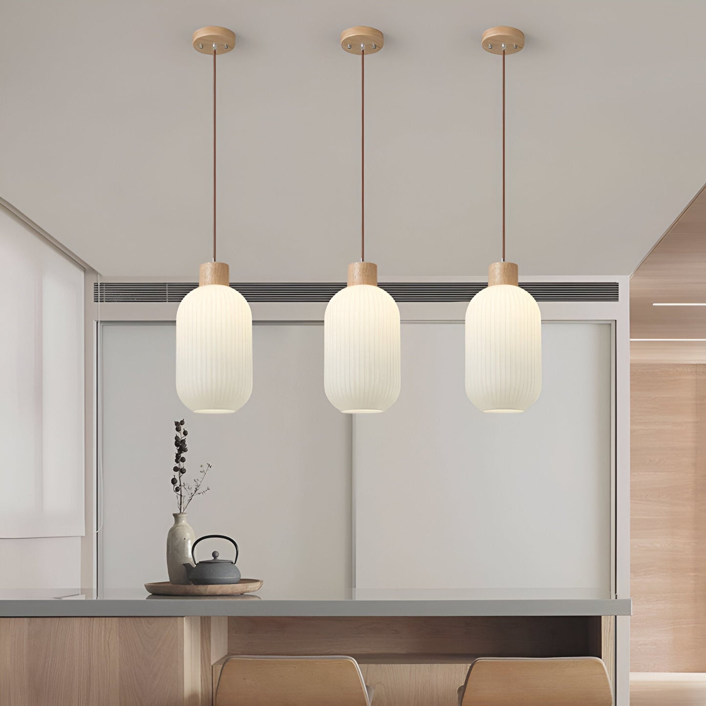 Japanese Pendant Light for Stylish Home and Office Illumination