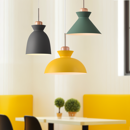 Designer Pendant Light in Macaron Colours for Home and Office Decor
