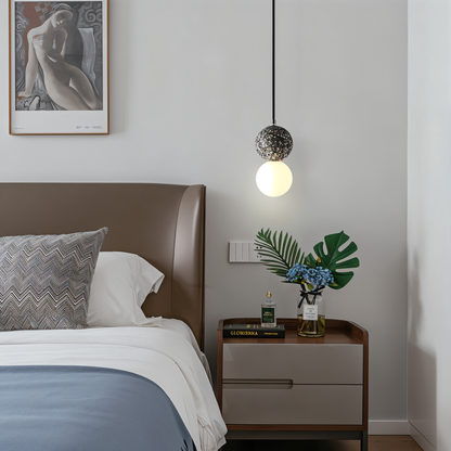 Double Sphere Pendant Light - Elegant Modern Lighting for Home & Office
