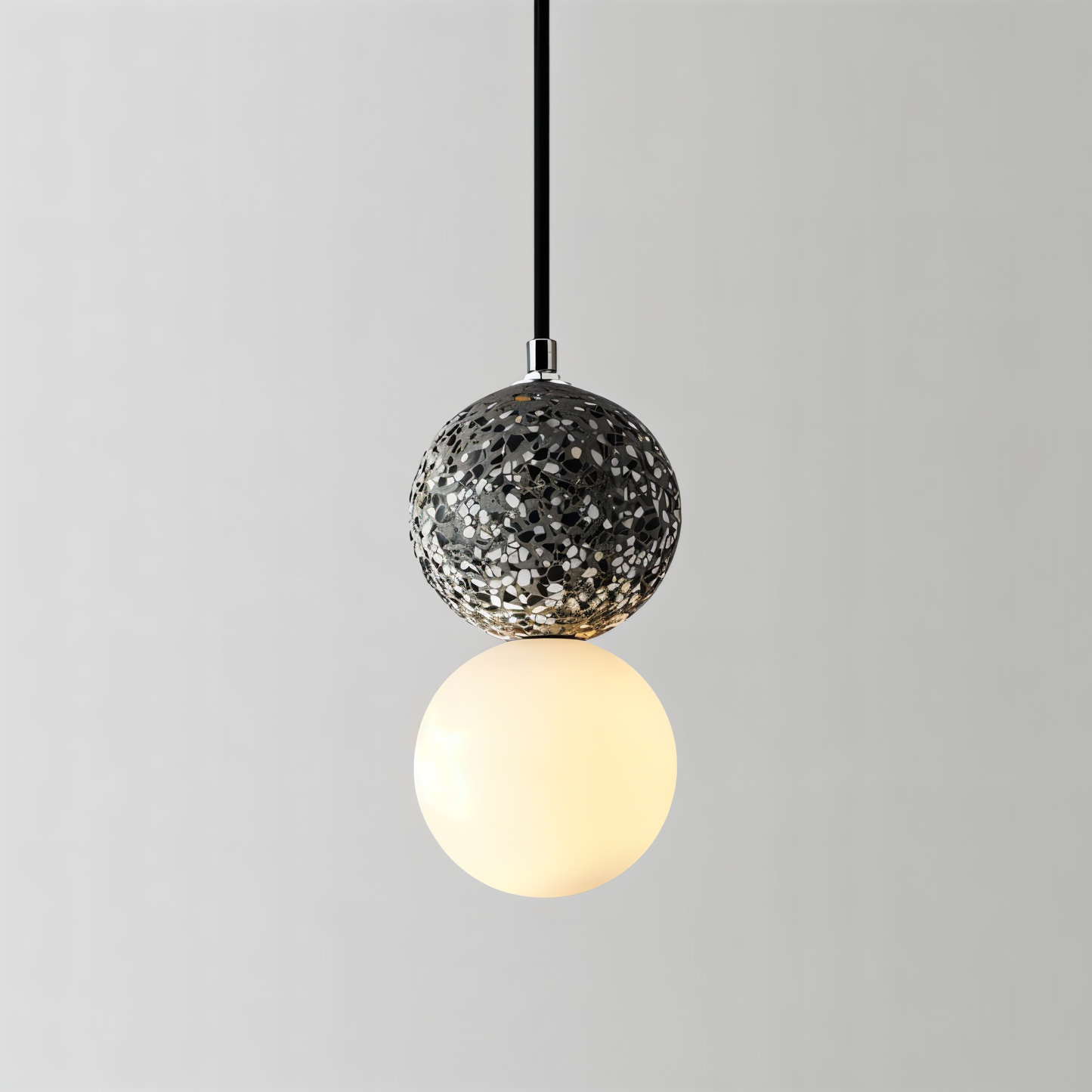 Double Sphere Pendant Light - Elegant Modern Lighting for Home & Office