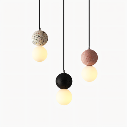 Double Sphere Pendant Light - Elegant Modern Lighting for Home & Office