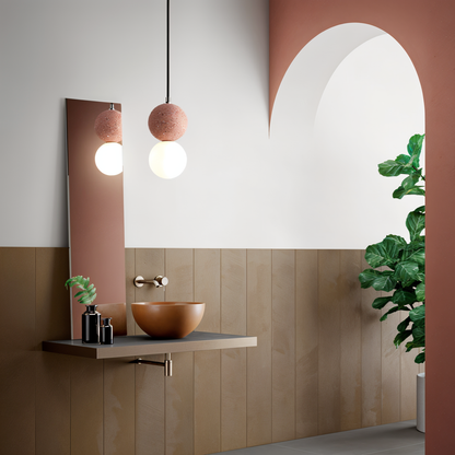 Double Sphere Pendant Light - Elegant Modern Lighting for Home & Office
