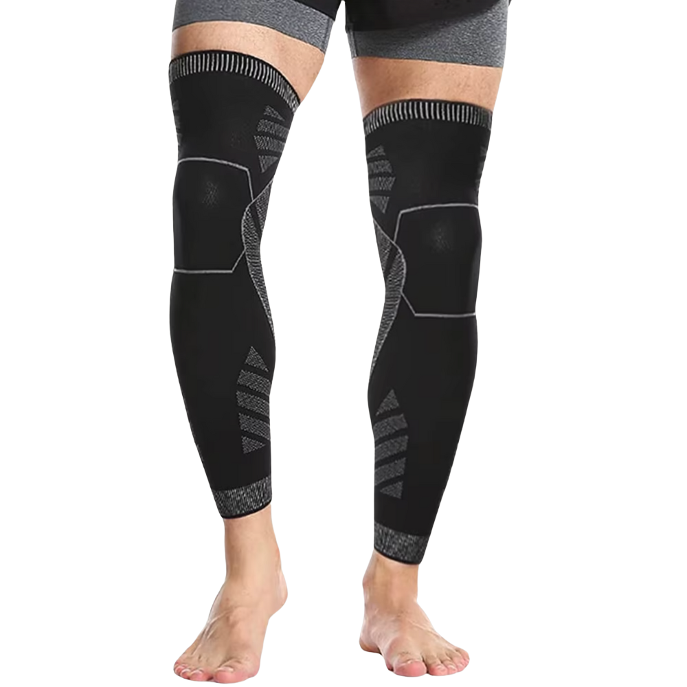 Full-Length Compression Knee Sleeve for Outdoor Activity