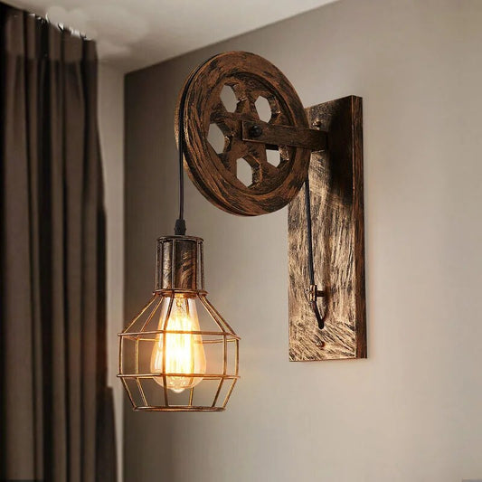 Mid-Century Wall Light Fixture for Home with Warm Ambient Glow